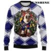 Funny Reindeer Pug Dog Ugly Christmas Sweater Ravens 2 2