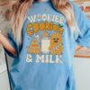 Funny Star Wars Xmas Comfort Colors Shirt Wookiee Cookies and Milk Gingerbread Christmas Shirt Xmas Galaxys Edge Shirt Star Wars Shirt 3