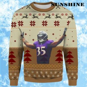 Funny Team Baltimore Ravens Ugly Sweater Christmas 1 1