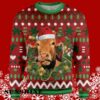 Funny Ugly Christmas Cow Sweater 5 5