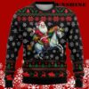 Funny Ugly Christmas Sweater Santa Unicorn 5 5