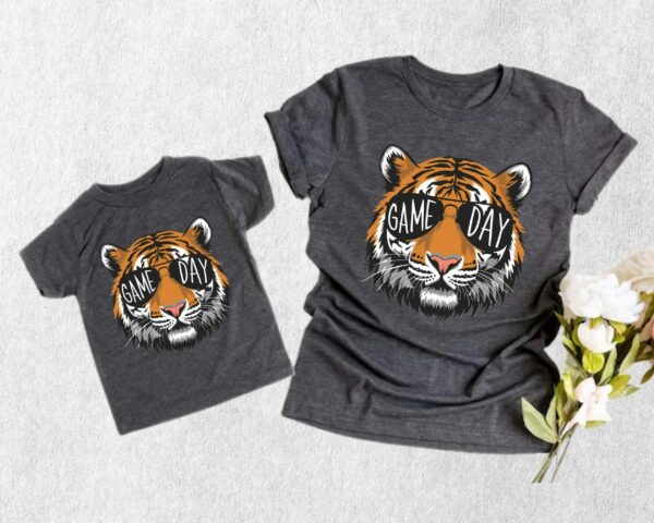 Game Day Tigers Mascot Shirt Football Mom Shirt Cute Game Day Shirt Retro Tiger Shirt Tiger Team Shirt Tigers Game Day Basketball Shirt 2