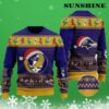 Grateful Dead Baltimore Ravens Ugly Christmas Sweater 3 3