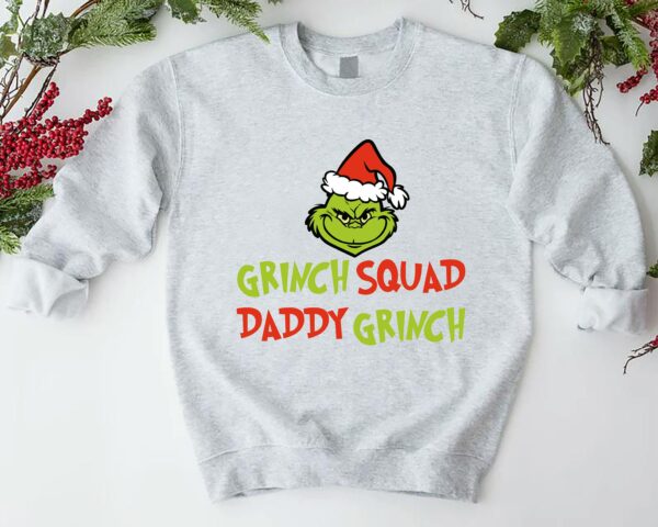 Grinch Christmas Squad SweatshirtGrinchmas SweatshirtsFamily Matching Holiday SweatshirtsXmas SweatshirtXmas Party ShirtChristmas Gift 2