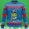 Grinch Coors Light Makes Me Happy Ugly Christmas Sweater 3 3