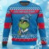 Grinch Coors Light Makes Me Happy Ugly Christmas Sweater 4 4