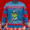 Grinch Coors Light Makes Me Happy Ugly Christmas Sweater 5 5