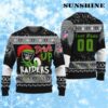 Grinch Drink Up Raiders Ugly Christmas Sweater Custom 1 1