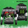 Grinch Drink Up Raiders Ugly Christmas Sweater Custom 3 3