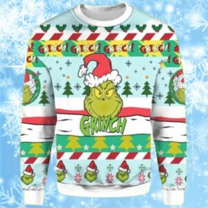 Grinch Grinch Grinch Love Santa Funny Ugly Christmas Sweaters For Men 1 1