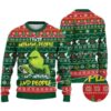 Grinch I Hate Morning People And Mornings And People Quotes About Ugly Christmas Sweaters 2 2