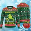 Grinch I Hate Morning People And Mornings And People Quotes About Ugly Christmas Sweaters 4 4