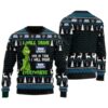 Grinch I Will Drink Bud Light Everywhere Ugly Christmas Sweater 2 2