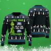 Grinch I Will Drink Bud Light Everywhere Ugly Christmas Sweater 3 3