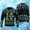 Grinch I Will Drink Bud Light Everywhere Ugly Christmas Sweater 4 4