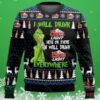 Grinch I Will Drink Coors Light Everywhere Ugly Christmas Sweater 3 3