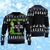 Grinch I Will Drink Pabst Blue Ribbon Everywhere Ugly Christmas Sweater 1 1