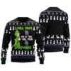 Grinch I Will Drink Pabst Blue Ribbon Everywhere Ugly Christmas Sweater 2 2