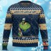 Grinch Miller Lite Makes Me Happy Ugly Christmas Sweater 4 4