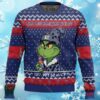 Grinch Pabst Blue Ribbon Makes Me Happy Ugly Christmas Sweater 4 4