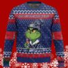 Grinch Pabst Blue Ribbon Makes Me Happy Ugly Christmas Sweater 5 5