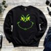 Grinch Smile Sweatshirt Grinchmas Sweatshirt Xmas Gift Hoodie Grinch Christmas Sweatshirt Funny Christmas Hoodie Family Movie Hoodie 1