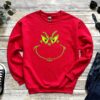 Grinch Smile Sweatshirt Grinchmas Sweatshirt Xmas Gift Hoodie Grinch Christmas Sweatshirt Funny Christmas Hoodie Family Movie Hoodie 5