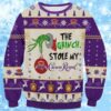 Grinch Stole Crown Royal Ugly Christmas Sweater 2024 1 1