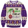 Grinch Stole Crown Royal Ugly Christmas Sweater 2024 2 2