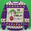 Grinch Stole Crown Royal Ugly Christmas Sweater 2024 3 3