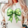 Grinchmas Bow Sweatshirt Coquette Grinchmas Sweatshirt 1