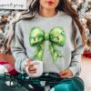 Grinchmas Bow Sweatshirt Coquette Grinchmas Sweatshirt 4