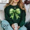 Grinchmas Bow Sweatshirt Coquette Grinchmas Sweatshirt 6