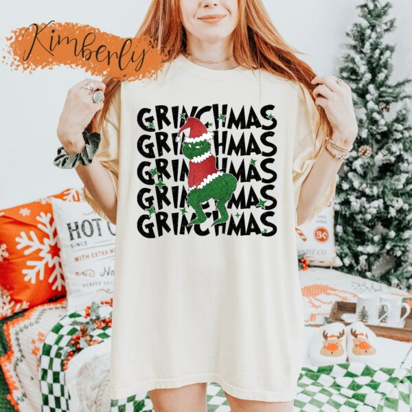 Grinchmas Christmas Shirt Merry Grinchmas 2024 Grinchmas Sweatshirt Xmas Gift Grinchmas Shirt Family Matching Tee Christmas Sweatshirt 3