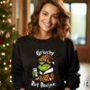 Grinchy but Boujee Christmas Sweatshirt Trendy Bougie Holiday Sweater Funny Christmas Gifts for Her Leopard Print Grinchmas Women Xmas 4