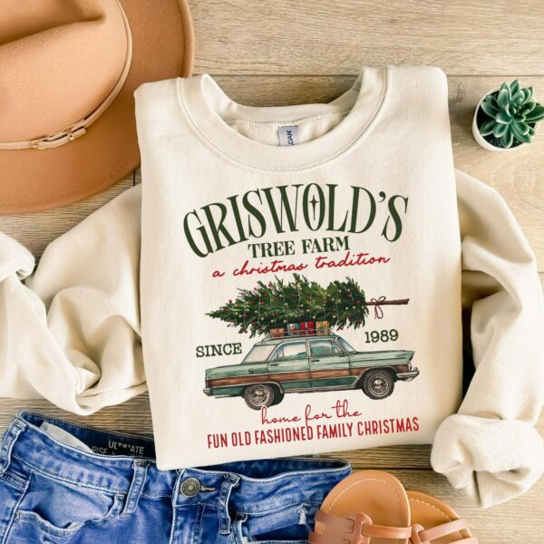 Griswolds Christmas Sweatshirt Christmas Family Christmas Gift Tree Sweater Griswolds Tree Farm Since 1989 Shirt Cute Christmas Shirt 1 1