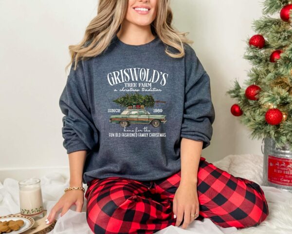 Griswolds Christmas Sweatshirt Christmas Family Christmas Gift Tree Sweater Griswolds Tree Farm Since 1989 Shirt Cute Christmas Shirt 2 1