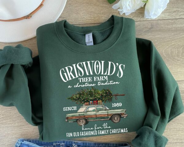 Griswolds Christmas Sweatshirt Christmas Family Christmas Gift Tree Sweater Griswolds Tree Farm Since 1989 Shirt Cute Christmas Shirt 4 1