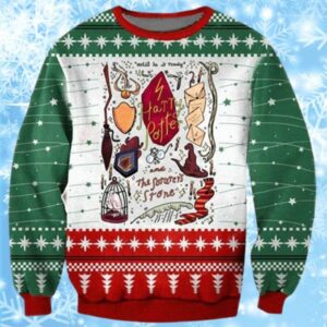 Harry Potter And The Philosophers Stone Ugly Christmas Sweater Harry Potter 1 1