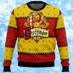 Harry Potter Gryffindor Ugly Christmas Sweater 1 1