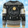 Harry Potter Ugly Christmas Sweater Hogwarts Castle Candles Led Light 1 1