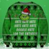 Hate Hate Hate Grinch Cute Ugly Christmas Sweaters 3 3