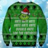 Hate Hate Hate Grinch Cute Ugly Christmas Sweaters 4 4