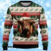 Highland Cow Christmas Sweater 1 1