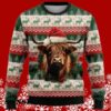 Highland Cow Christmas Sweater 5 5