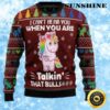 Hippie I CanT Hear You Ugly Unicorn Christmas Sweater 1 1