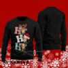 Ho Ho Ho Cow Christmas Sweater Ugly Black 5 5