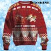 Ho Ho Ho Ugly Christmas Sweater Santa Unicorn 1 1