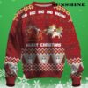 Ho Ho Ho Ugly Christmas Sweater Santa Unicorn 3 3