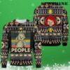 I Hate People Horror Doll Chucky Ugly Christmas Sweater 3 3